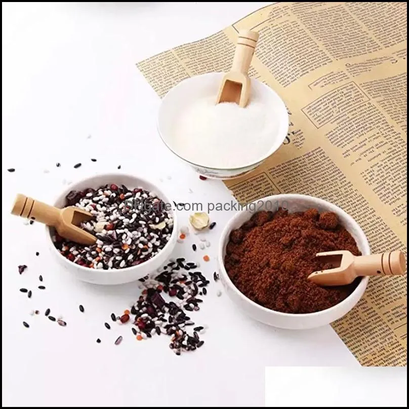 mini wooden spoons mini bamboo spoons for bath salts tea scoop washing powder spoon wooden candy spoon