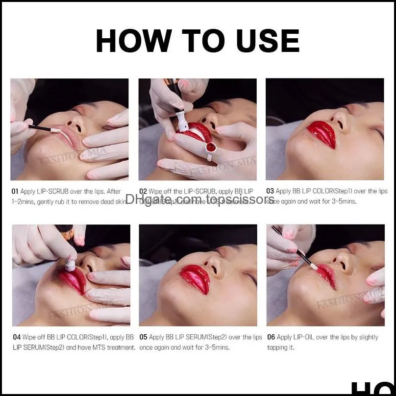 bb lip serum kit lip gloss cream semi permanent lips makeup for beauty salon moisturing and dying