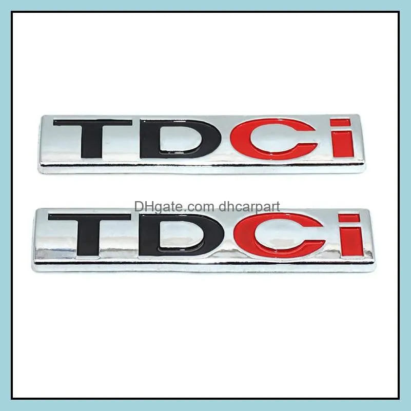 for ford tdci badge car trunk fender emblem sticker stylingdecoration tdci fit mondeo explorer mustang fiesta escort kuga eco sport