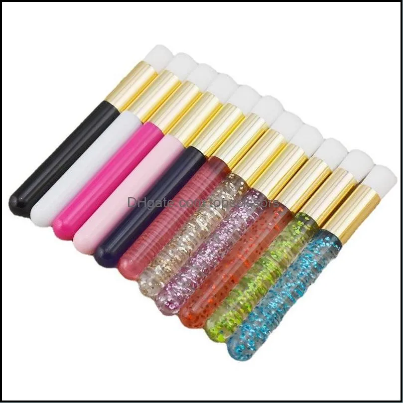 professional soft eyelash extensions cleaning brush eyebrow nose comedones cleansing brush lash shampoo tools