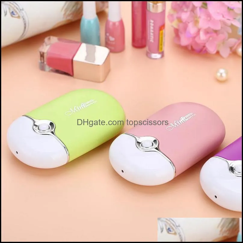 1pcs portable usb mini fan eyelash dryer air blower glue fast dry false eye lash extension mascara dryer makeup tools