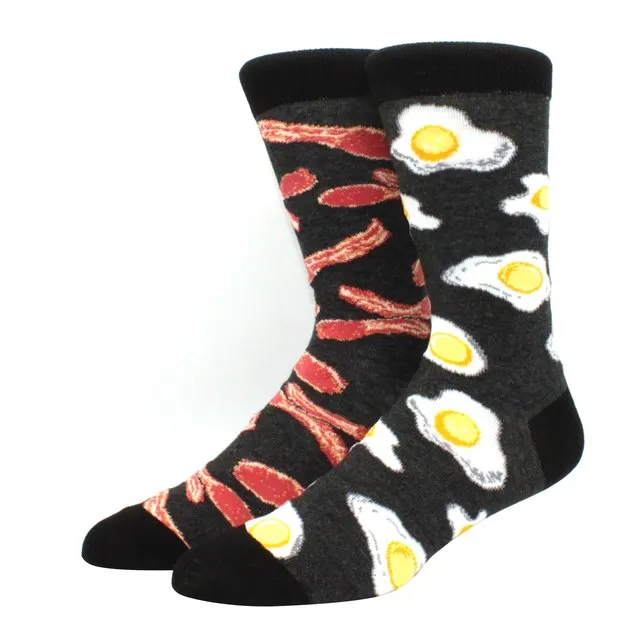 man socks spring summer creative cotton animal socks funny cute art flexible fruit female ab socks trend harajuku unisex