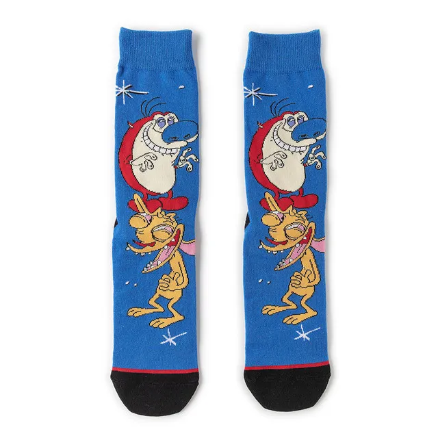 fashion men 39s funny socks fashion women 39s personality anime socks cartoon fashion skarpety high quality sewing pattern men 39s socks