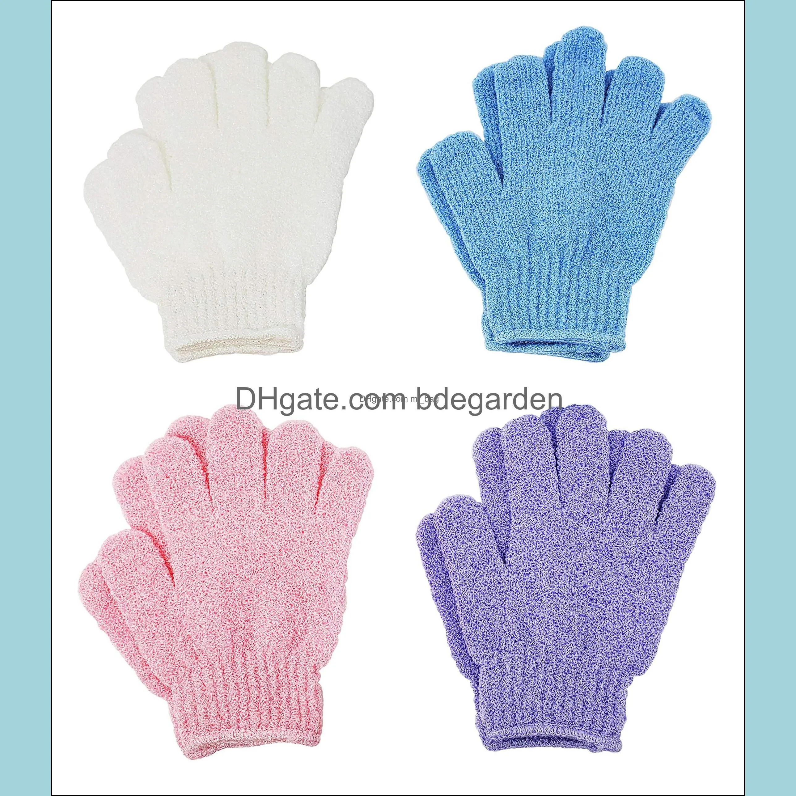 Cleaning Gloves Antishrink Korean Asian Exfoliating Bath Washcloths Mitt Scrub For Body Washcloth Glove Premium Viscose Rayon Towel