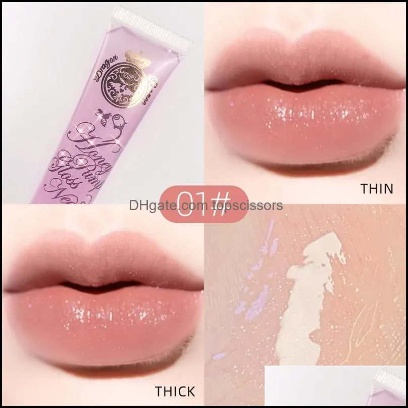 candy color waterproof lip gloss makeup lipgloss long lasting glitter liquid lipstick for cosmetics women girls 6pcs