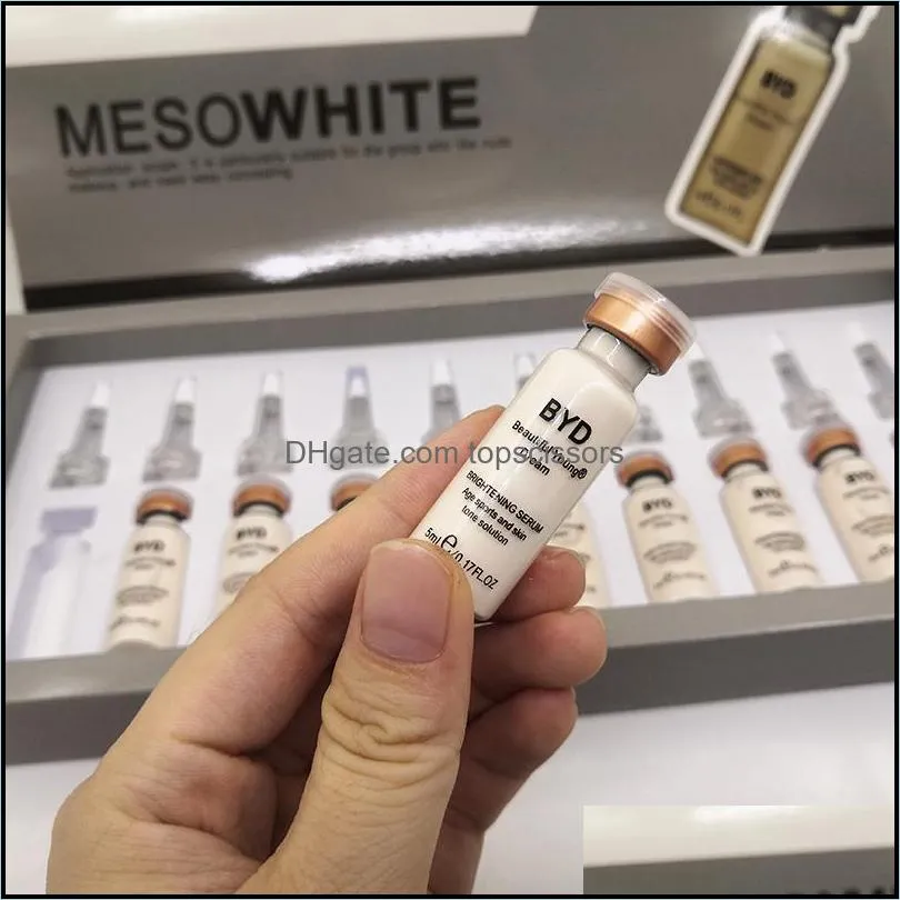 korean cosmetics bb cream glow foundation mesowhite brightening serum for microneedle roller 10pcs/set