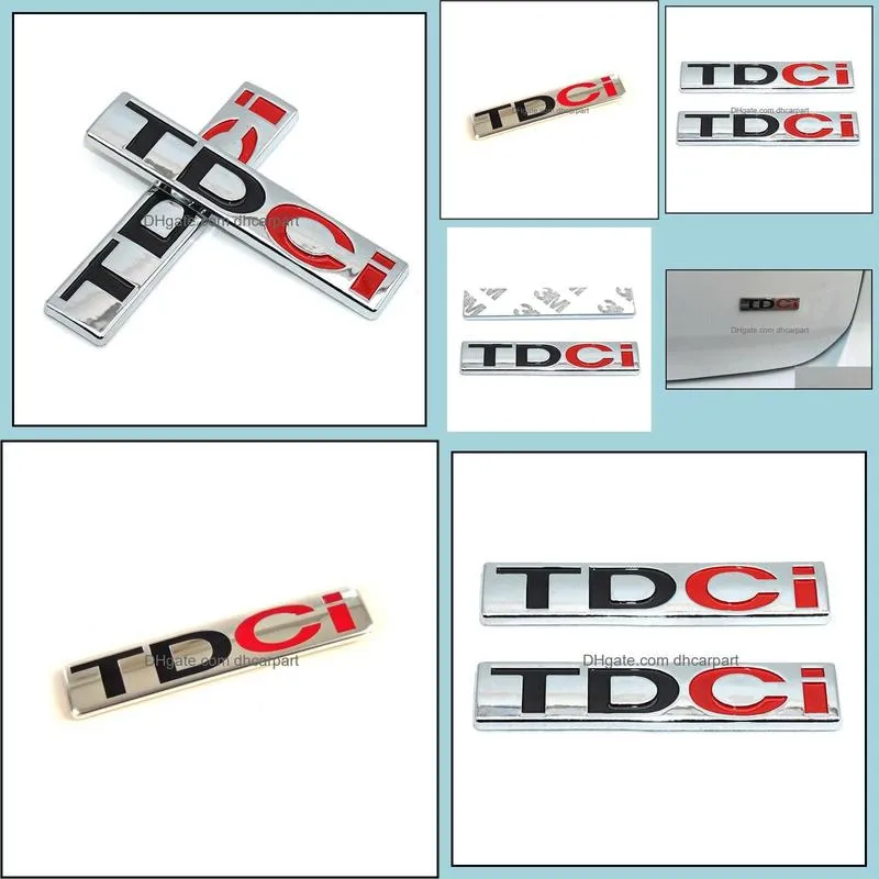 for ford tdci badge car trunk fender emblem sticker stylingdecoration tdci fit mondeo explorer mustang fiesta escort kuga eco sport