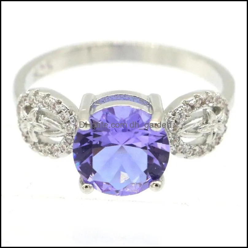 cluster rings 19x10mm color changing alexandrite topaz zultanitel cz women daily wear silver wholesalecluster brit22