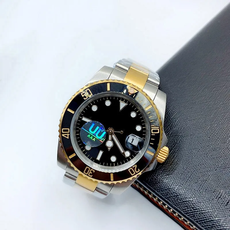 Luxury Men's Watch 41mm 2813 movement Master Automatic Mechanical Watches Sapphire Glass Classic Folding Strap Super Luminous Waterproof Wristwatch Balck/Green