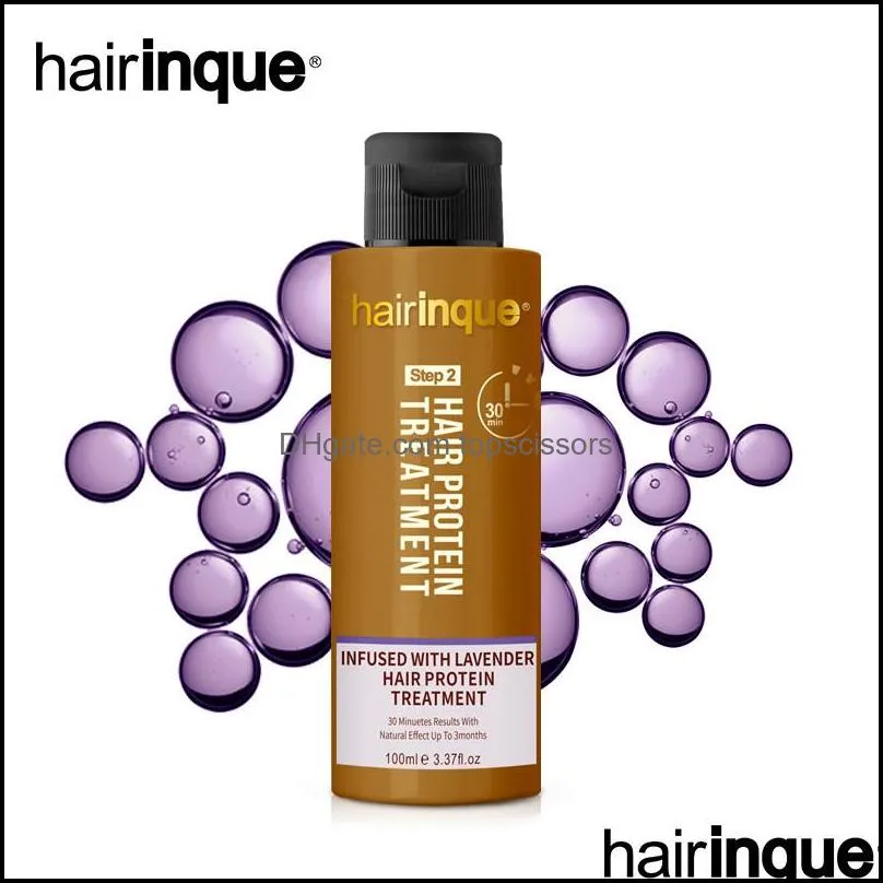 hairinque lavender 12 keratin hair treatment professional use repair damaged hair 30 minutes straighten hair care products