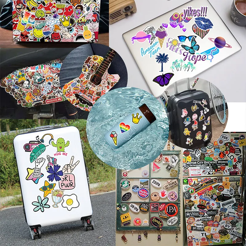 Wholesale Waterproof Little Monster Cartoon Fun Stickers For Luggage ...