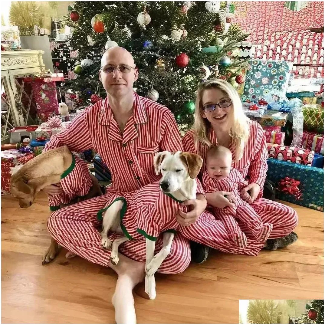 Christmas Tree Dog Family Matching Christmas Pajamas Matching