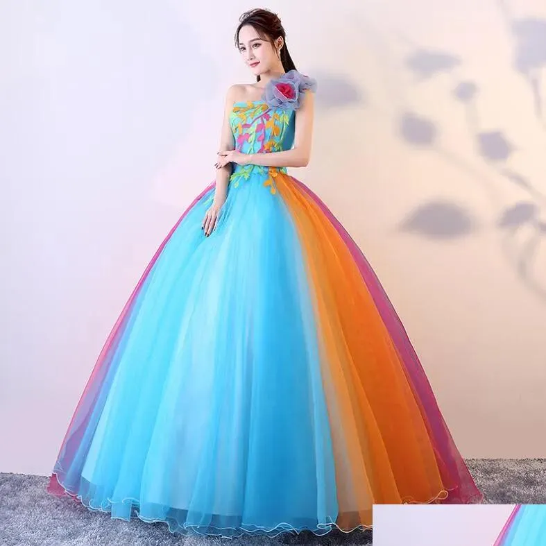 green emerald velvet dress Rainbow Sequin Strapless Side Slit Mermaid Long Evening Dress  Modsele