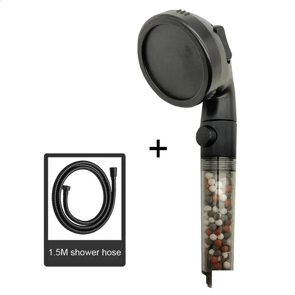 Bathroom Shower Head High Pressure Water Saving With On/Off Switch Stop ...