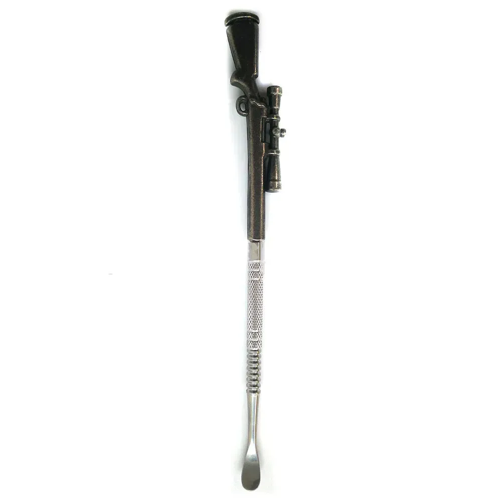creative dabber tool gun nickel color wax pen dab nail for container vapor pen kit