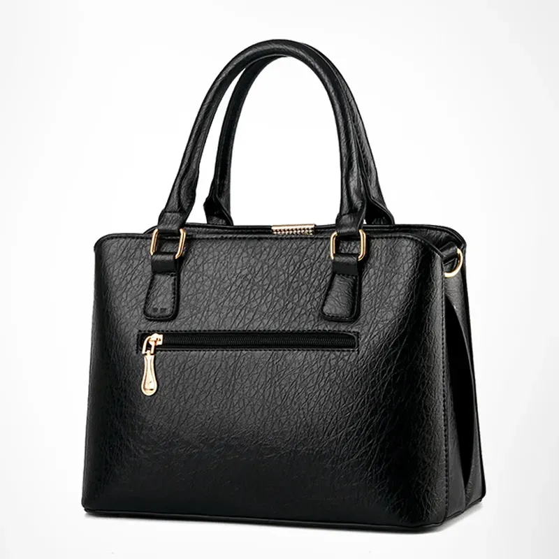 HBP Fashion Women Leather Handbag Inclined Female Bow-knot Shoulder Bags Handbags Lady Shopping Tote Messenger Bag DeepBlue