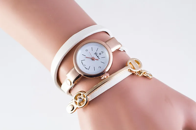 Acquistare Orologi Braccialetto Intrecciato Corda Le Donne In Pelle Multi  Strati Orologi Da Polso Al Quarzo Pretty Women Dress Watch Economico |  Consegna Veloce E Qualità | It.Dhgate