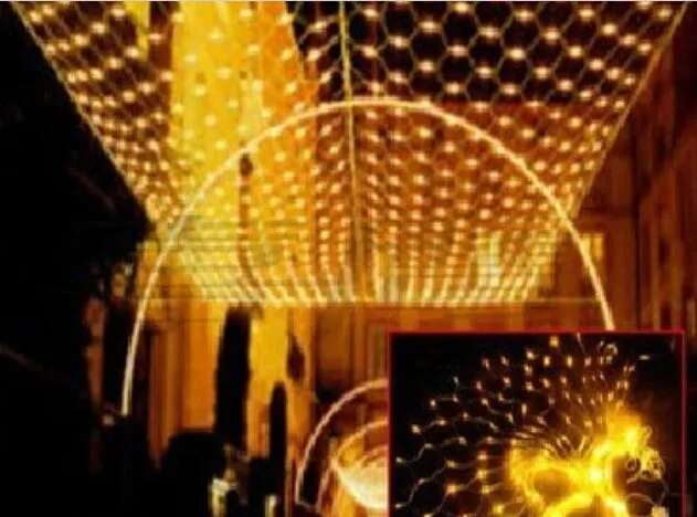 680LEDS 6M 4M Baum Mesh Decke Haus Wand Fee String Net Licht Twinkle Lampe Girlande Für Festival weihnachten Urlaub Dekoration273e