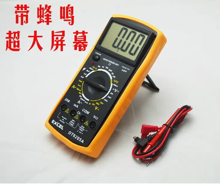 Multimetro digitale LCD AC DC OHM Volt Meter