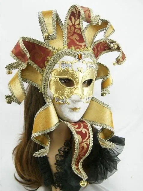 Enkel pakket Brazilië Carnival Mask in het Venetië Carnival Music Style Hand Draw driedimensionale graan Masquerade Mask Ship2115