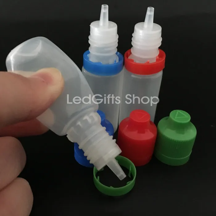 toptan şişeler, çocukların açamayacağı kurcalanmaya karşı kap boş şişe e sıvı şişe uzun ince ucu plastik damlalık şişe 10ml