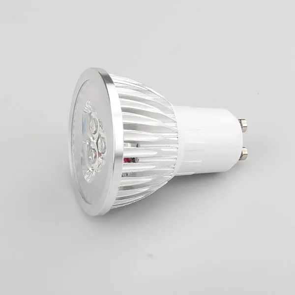 3W LED電球スポットライトランプGU10 MR16 E27ベースAC85-230ACホワイトウォームホワイト