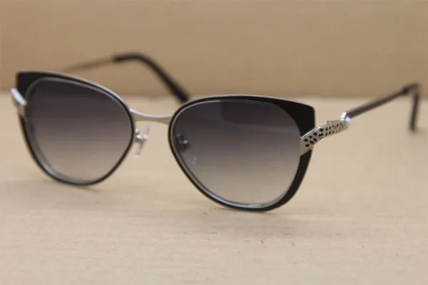 Ganze 6338248 Neue Damen-Sonnenbrille, Cat-Eye-Gläser, hochwertige Herrenbrille, Autobrille, C-Dekoration, Goldrahmen, Größe 5205d
