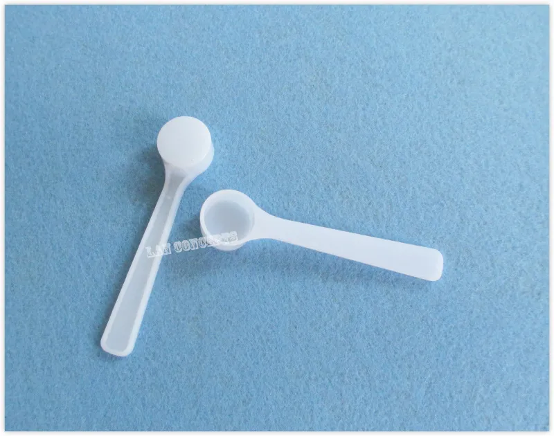 0,5 g gram 1 ml plastic schep PP lepel meetinstrument voor vloeibaar medisch melkpoeder - 200 stuks veel OP1002208q