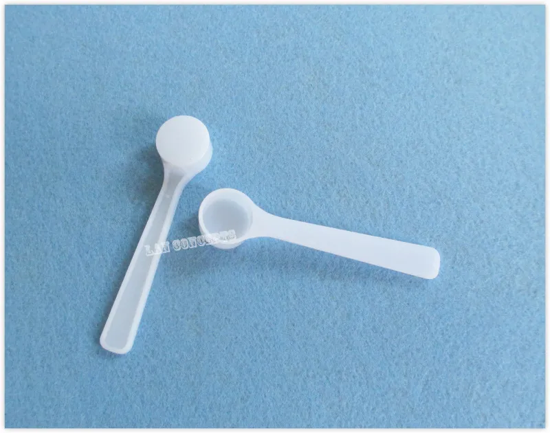 0 5g gram 1ML Plastic Scoop PP Spoon Measuring Tool for Liquid medical milk powder - OP1002208q