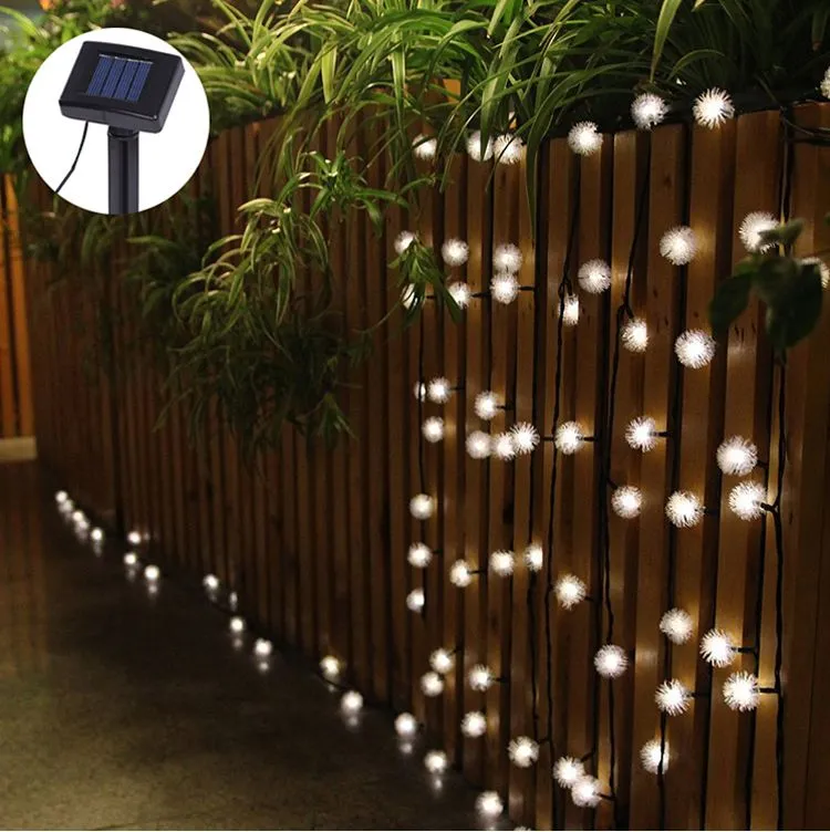 Yue Lan LED solar light string Christmas lights garden ornaments home decorative lights flashing lights the stars