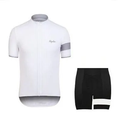 2016 Rapha Wielertrui Cool Fietspak Bike Jersey Anti Pilling Fietsen Korte Mouwen Shirt Bib Shorts Heren Cyclings273A