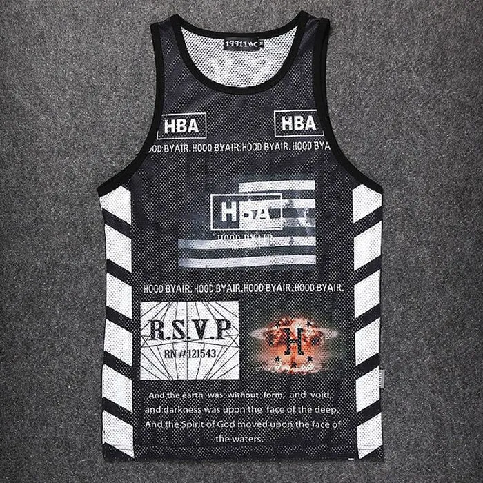 ujeres Tops Chaleco hip hop rsvp HBA 69 cam