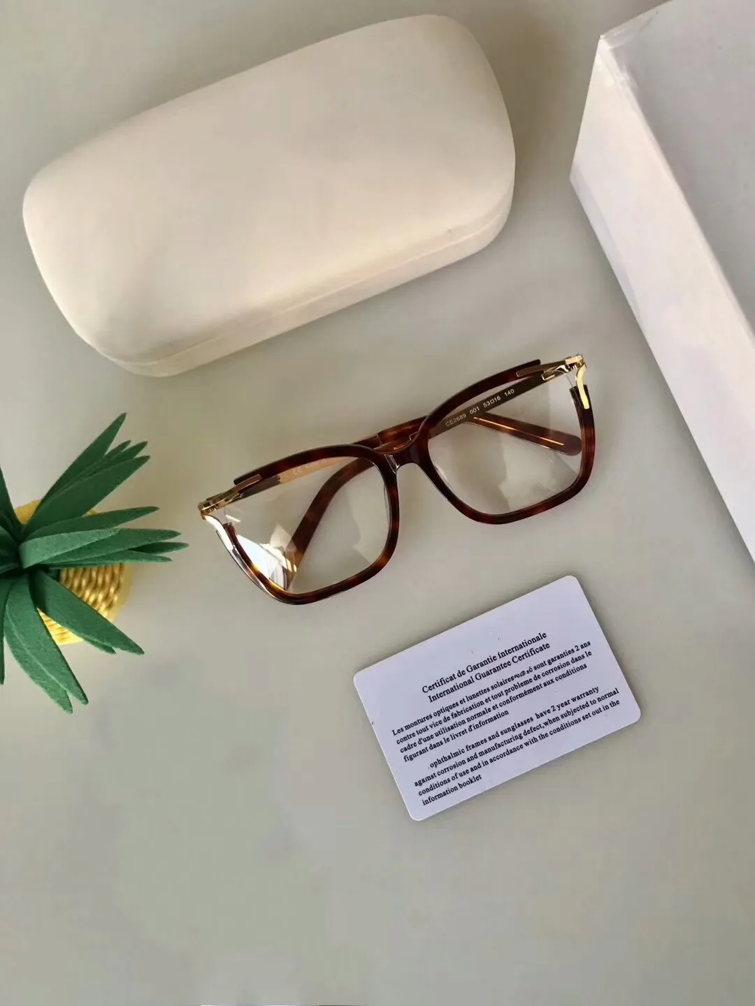 Nuevo marco de anteojos para mujeres y hombres, marcos de anteojos, marco de anteojos, lentes transparentes, marco de gafas, oculos con estuche 2689232P