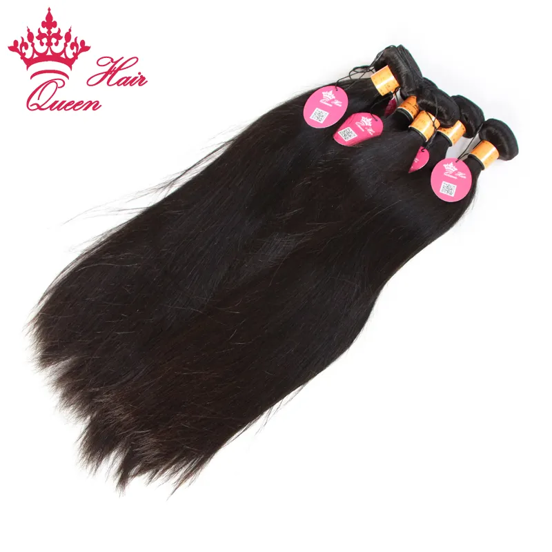 Coiffeurs Queen Products Indain Extensions Vierge 100% Human Hair Straight Queen Hair Weave, / 12-28inch