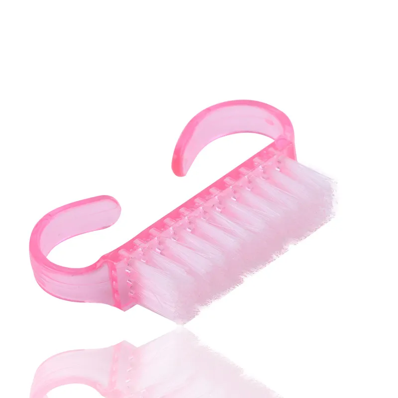 / strumenti di spazzola di arte del chiodo rosa puliscono la polvere pulita accessori unghie strumento pedicure manicure