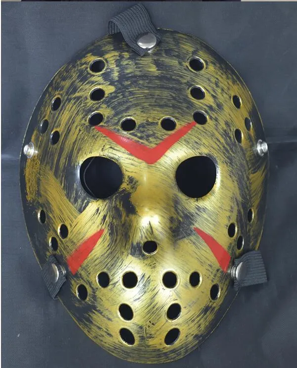 Maschera arcaica di Jason Maschera anti-killer a pieno facciale anticata Jason vs Friday The Prop Horror Hockey Halloween Costume Mask2944