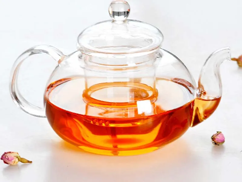 New Practical Resistant Bottle Cup Glass Teapot with Infuser Tea Leaf Herbal Coffee 400ML 