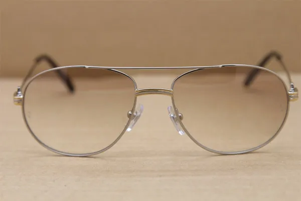 Man 1188001サングラスレディースフルフレームメタルメガネ屋外眼鏡眼鏡楕円形のサングラスC装飾18Kゴールド239K