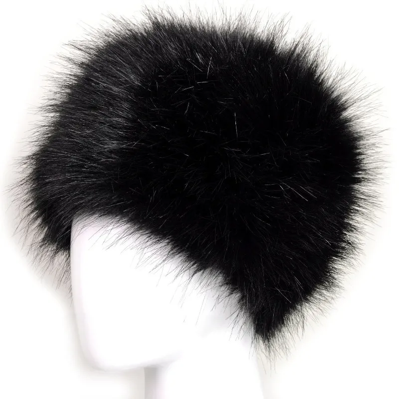 Whole-New Ladies Faux Fox Fur Russian Cossack Style Winter Hat Warm Hats High Quality253c