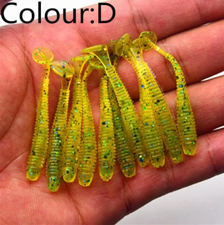 20 Teile / los Wobbler Jigging 5 cm 0,7 g Angelköder Weiche Wurmgarnele Jerkbait Fisch Ozean Felsenköder Bass Weichfisch Geruch Weichköder2897