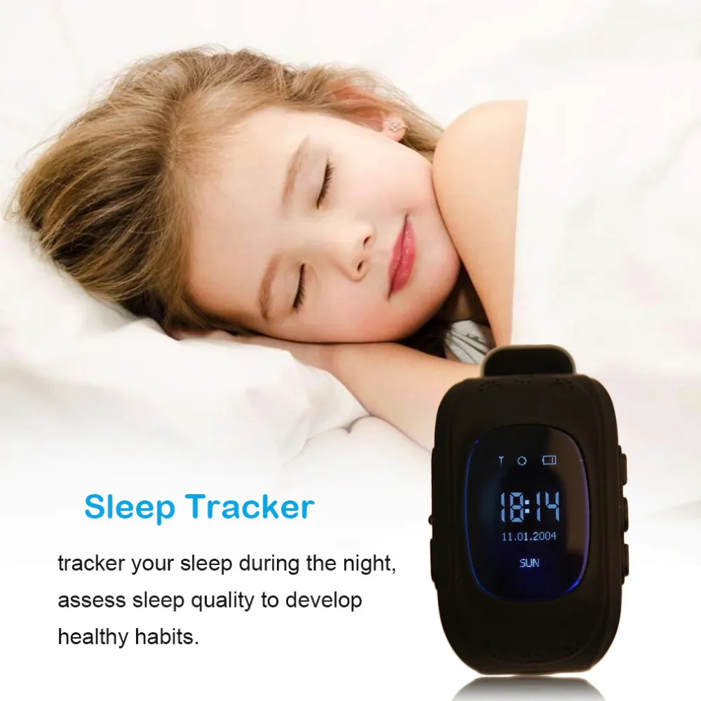 Professional Q50 OLED Display Children Kids Smart Wrist Watch GPS Tracker Locator Anti-Lost Waterproof Smart Watch Drop Shipping