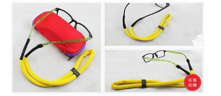 Pływające sportowe okulary przeciwsłoneczne Pasek Nylon okulary okulary uchwyt sznurka sznurka do nurkowania Lot300N