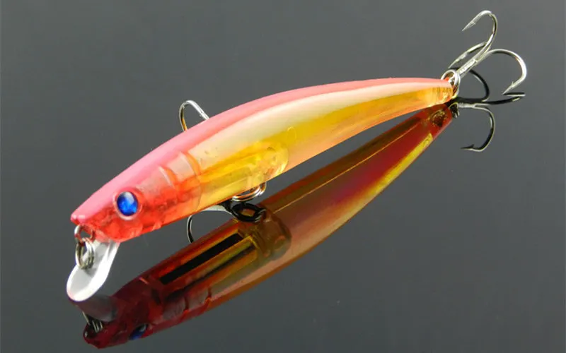 Ny flytande vev Minnow Bass Bait 115mm 11 2G Live Target Laser Wobbler Fishing Hard Lures2937