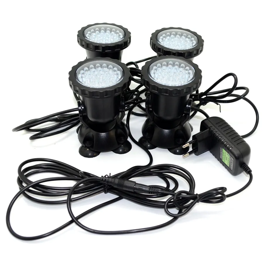 IP68 À Prova D 'Água LED Luz Subaquática RGB Aquário Piscina Lâmpada LED Spotlight para Piscine Tanque de Peixes Com EUUS Plug3243852