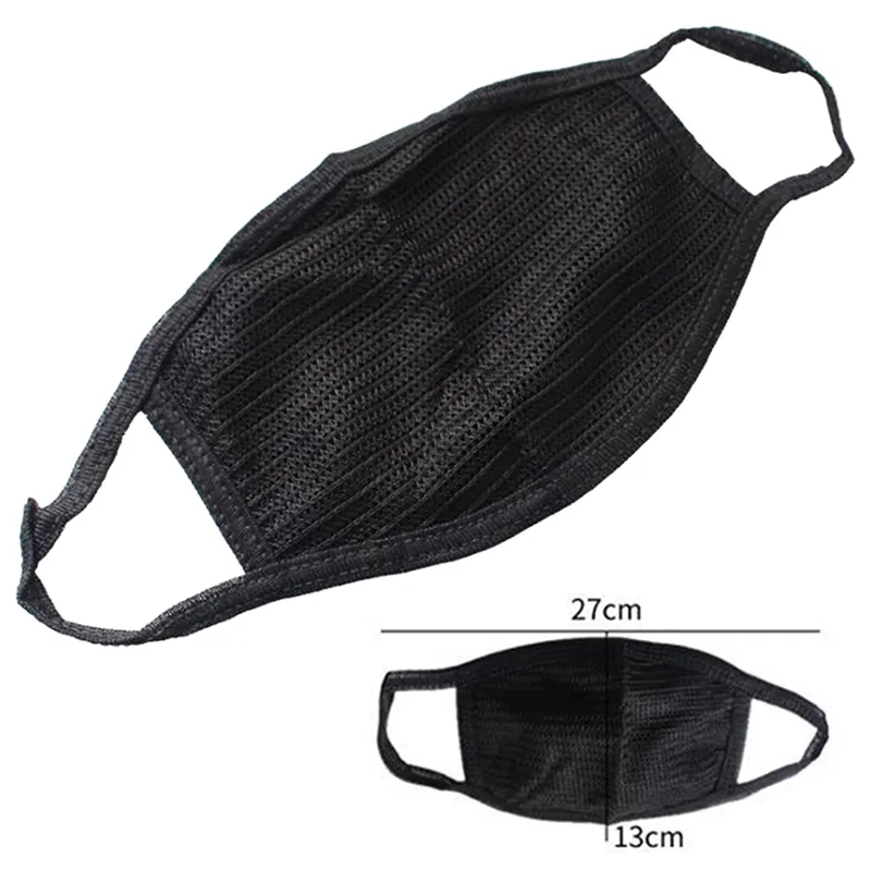 NEW Unisex Black Cotton Antidust Mask Motorcycle Bicycle Outdoor Sports Cycling Wearing Windproof Warm Face Mouth 5618284