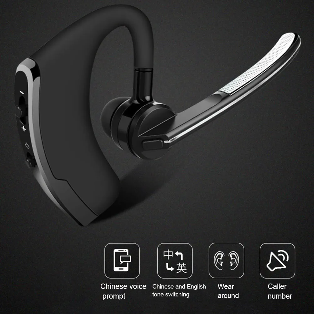 New V8 Wireless Bluetooth Earphone with Stereo HD Mic Handsfree Earphones Bluetooth Stereo Headphones For Samsung iPhone Xiaomi