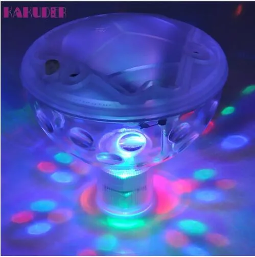 Lumière de piscine flottant sous-marine lumière Disco LED lueur spectacle piscine baignoire Spa lampe lumiere disco piscine228y