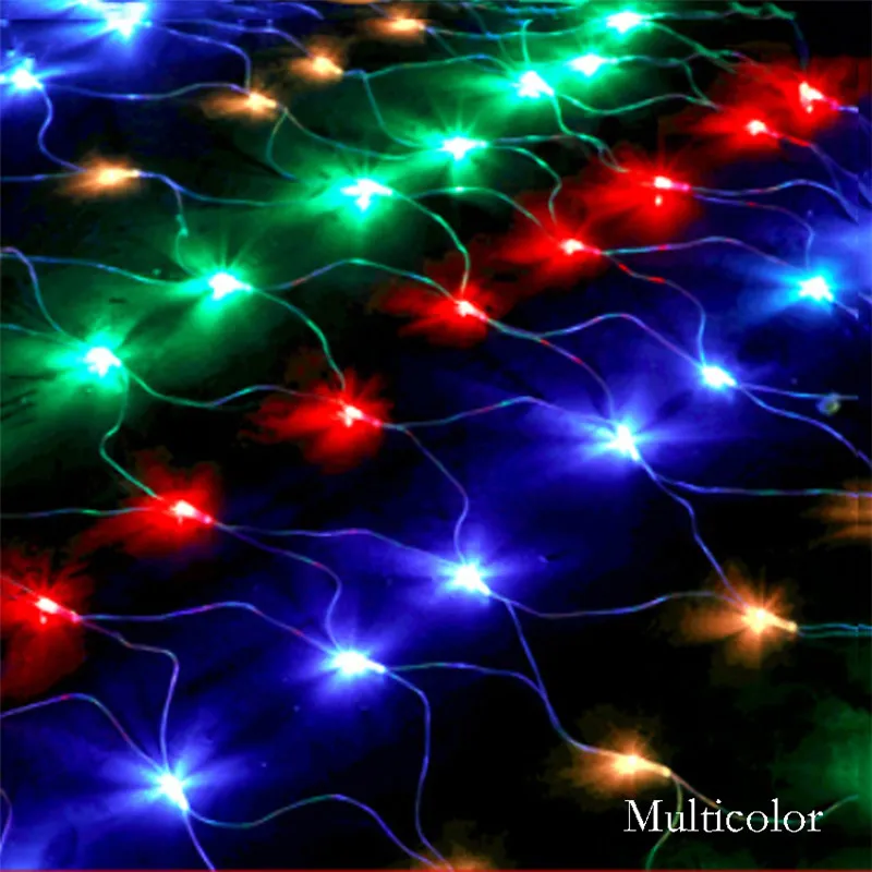 大規模10mx8m2000 LEDネットメッシュストリングライトクリスマスクリスマスライトニューイヤーガーデン芝生ウェディングホリデー照明装飾EU 244G