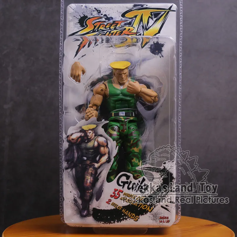 Neca Street Fighter Ken Ryu Guile Action PVC Figure da collezione Model Toy 18cm C19041501