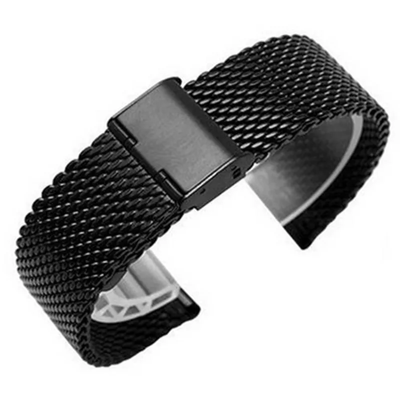 Acciaio inossidabile in acciaio milanese Watch Watch Bandband Bracciale Cingcio del bracciale 18 20 22 24mm309V